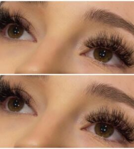 Fluffy lashes